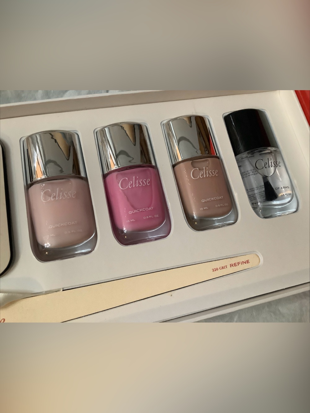Celisse Keepsake Box Full Set Nail Care Collection Home Manicure Kit Set New - Picture 8 of 12